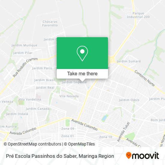 Mapa Pré Escola Passinhos do Saber