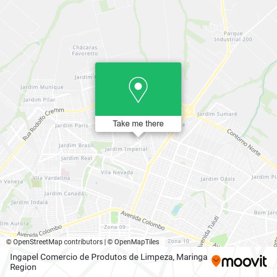 Mapa Ingapel Comercio de Produtos de Limpeza