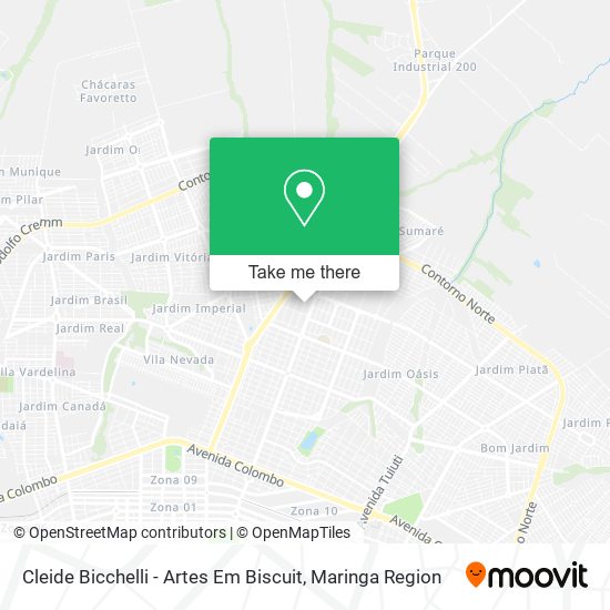 Cleide Bicchelli - Artes Em Biscuit map