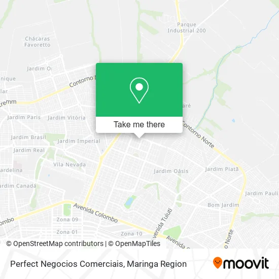 Perfect Negocios Comerciais map