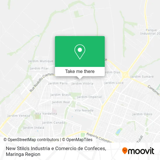 New Stilo's Industria e Comercio de Confeces map