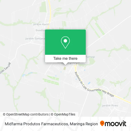 Midfarma Produtos Farmaceuticos map