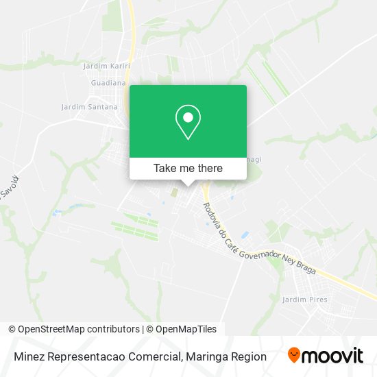 Minez Representacao Comercial map