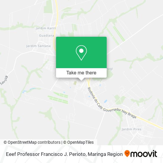 Eeef Professor Francisco J. Perioto map