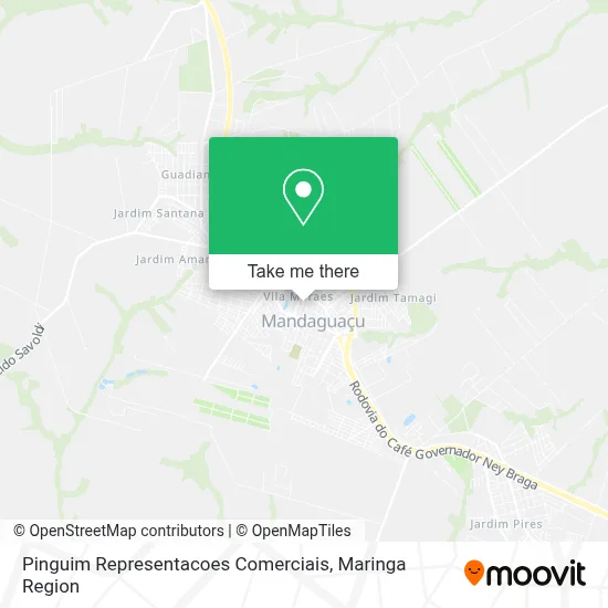 Pinguim Representacoes Comerciais map