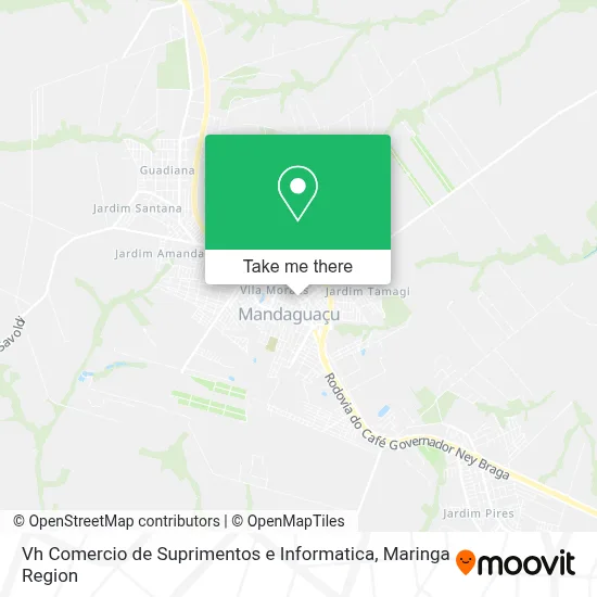 Vh Comercio de Suprimentos e Informatica map