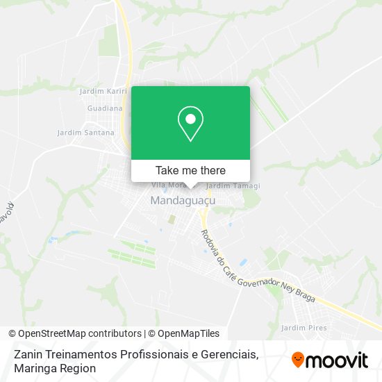 Zanin Treinamentos Profissionais e Gerenciais map