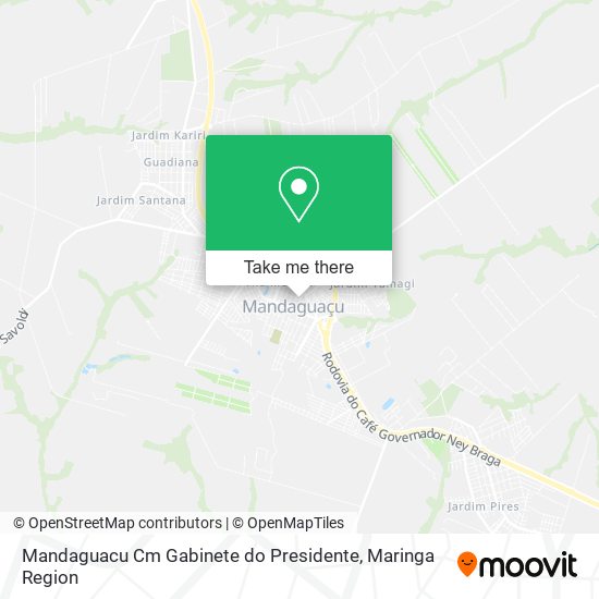 Mandaguacu Cm Gabinete do Presidente map