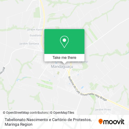 Tabelionato Nascimento e Cartório de Protestos map