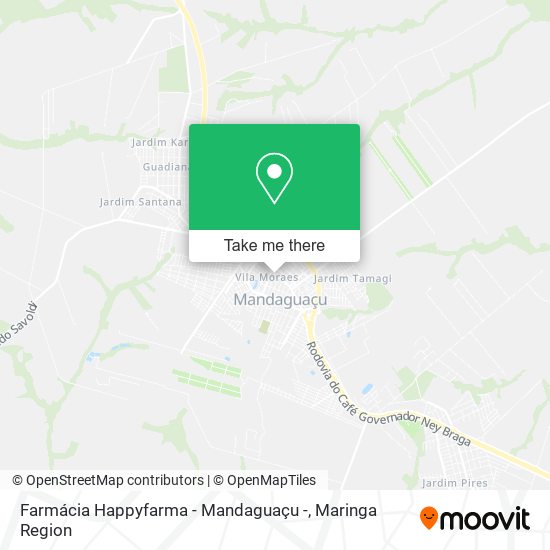 Mapa Farmácia Happyfarma - Mandaguaçu -