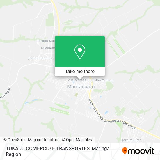 Mapa TUKADU COMERCIO E TRANSPORTES