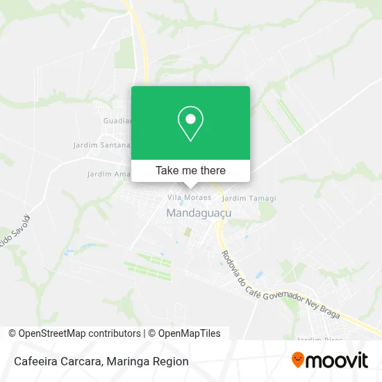 Cafeeira Carcara map
