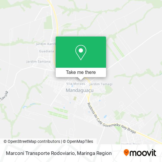 Mapa Marconi Transporte Rodoviario