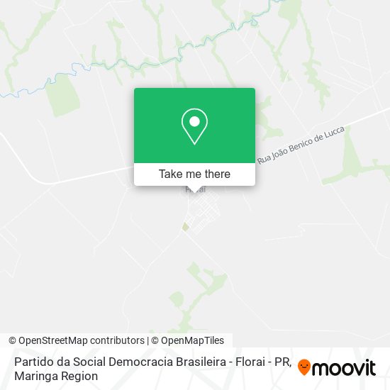 Partido da Social Democracia Brasileira - Florai - PR map