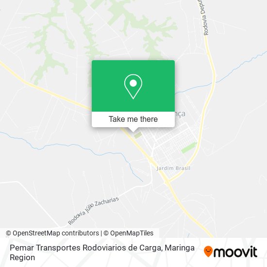 Pemar Transportes Rodoviarios de Carga map