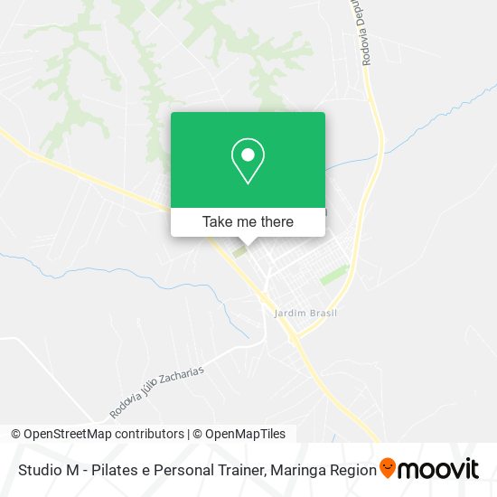 Mapa Studio M - Pilates e Personal Trainer