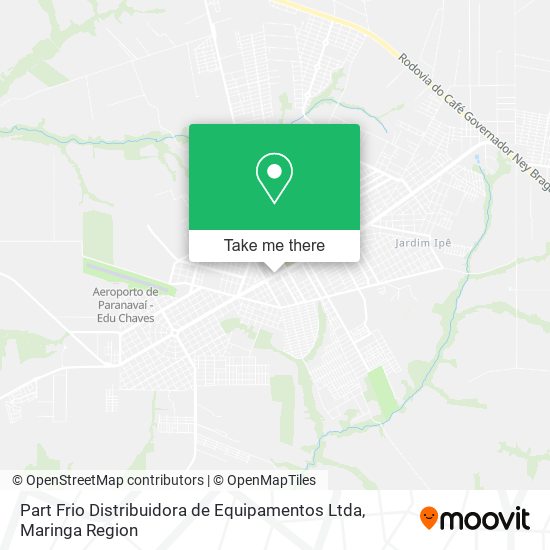 Mapa Part Frio Distribuidora de Equipamentos Ltda