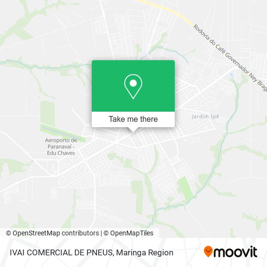 Mapa IVAI COMERCIAL DE PNEUS