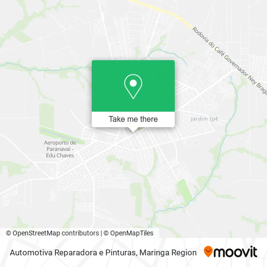 Automotiva Reparadora e Pinturas map