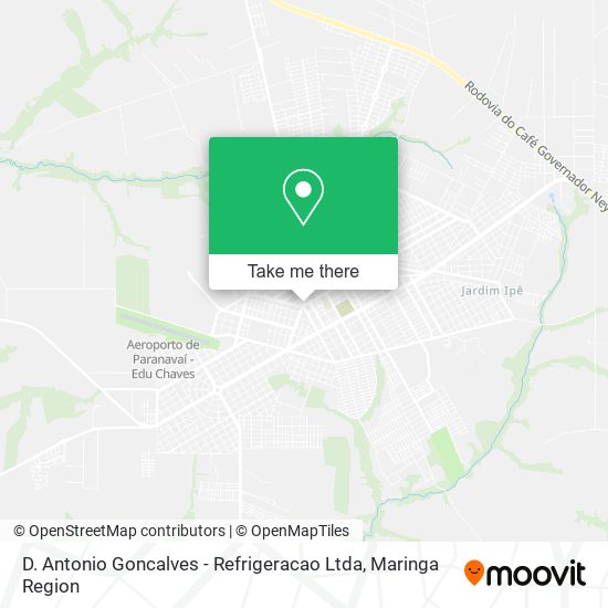 Mapa D. Antonio Goncalves - Refrigeracao Ltda