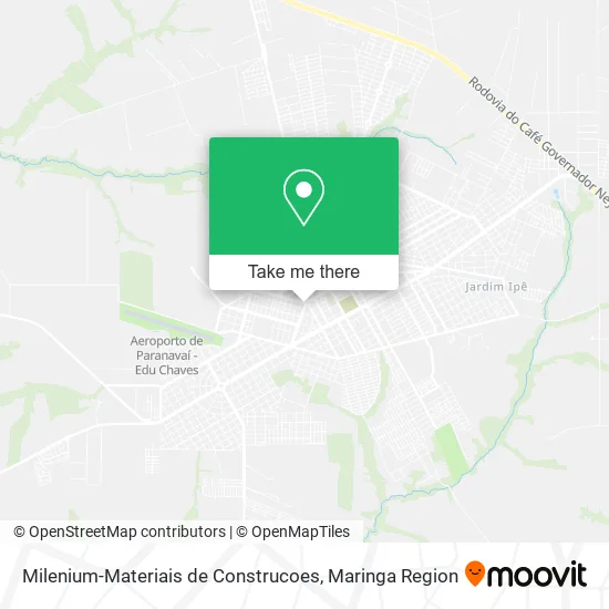 Milenium-Materiais de Construcoes map