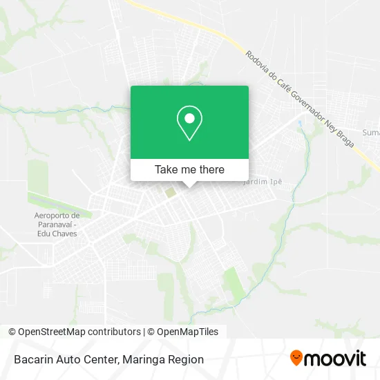 Bacarin Auto Center map