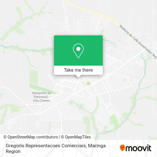 Gregorio Representacoes Comerciais map