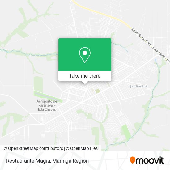 Mapa Restaurante Magia