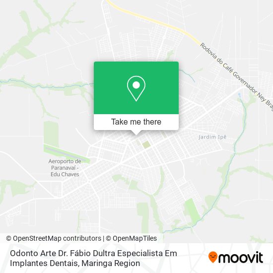 Odonto Arte Dr. Fábio Dultra Especialista Em Implantes Dentais map