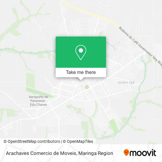 Arachaves Comercio de Moveis map