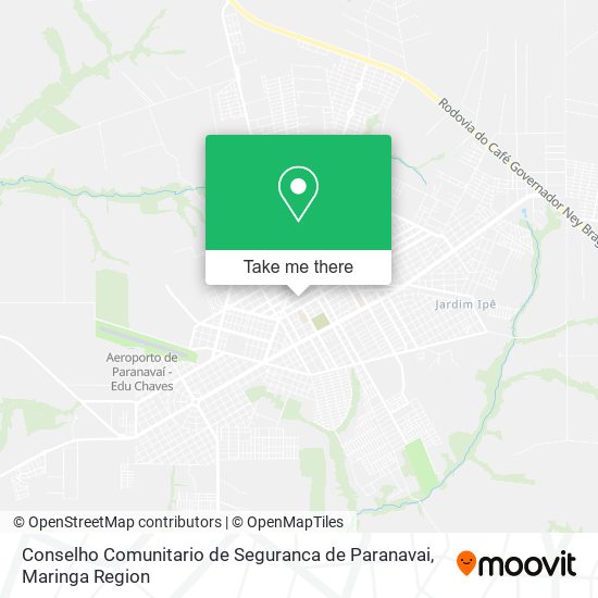 Conselho Comunitario de Seguranca de Paranavai map