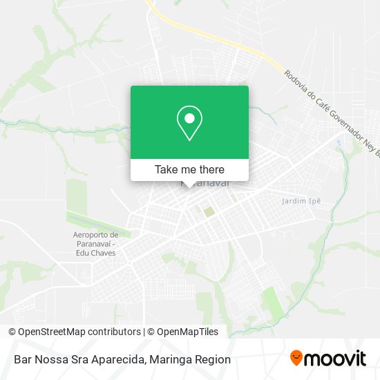 Mapa Bar Nossa Sra Aparecida