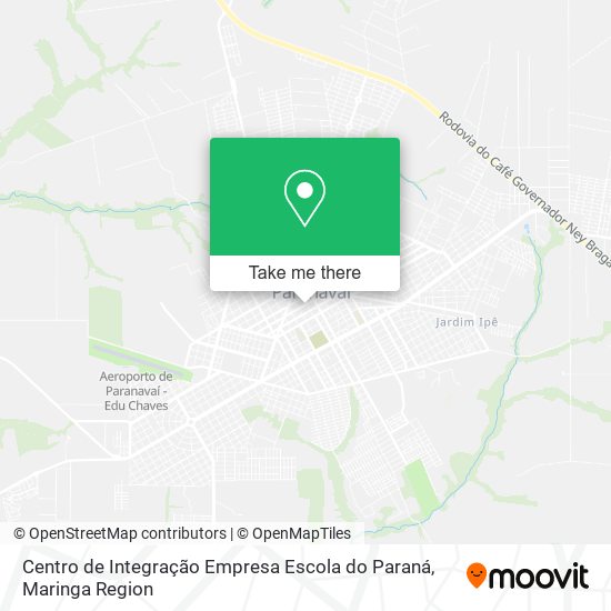 Centro de Integração Empresa Escola do Paraná map