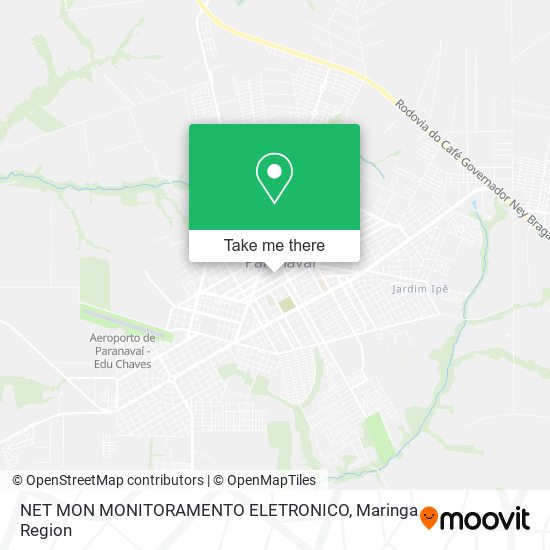 Mapa NET MON MONITORAMENTO ELETRONICO