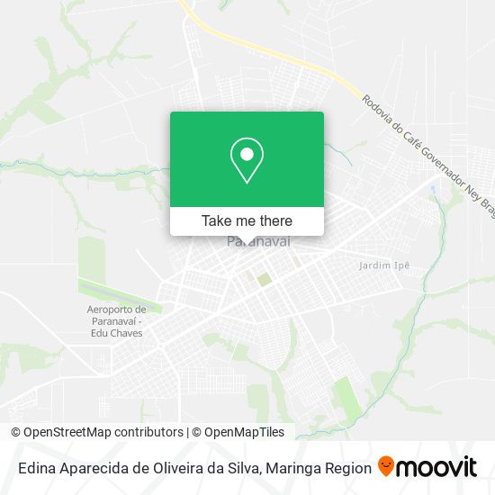 Edina Aparecida de Oliveira da Silva map