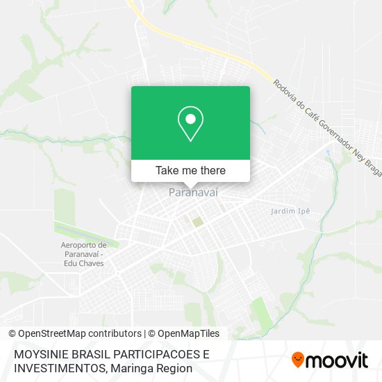 MOYSINIE BRASIL PARTICIPACOES E INVESTIMENTOS map