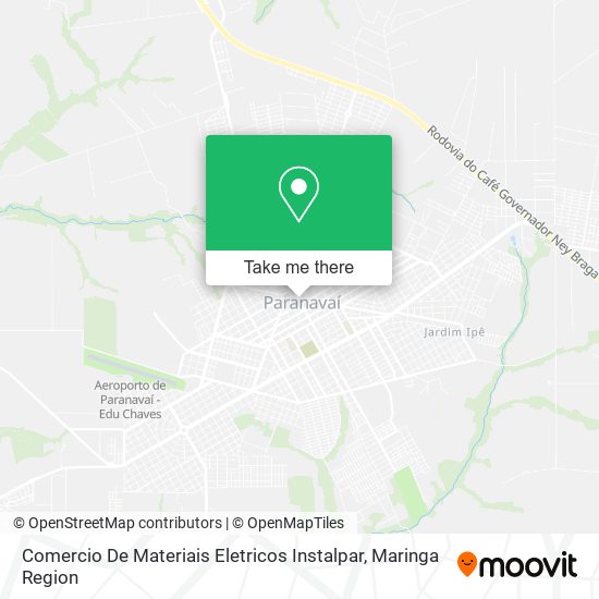 Comercio De Materiais Eletricos Instalpar map