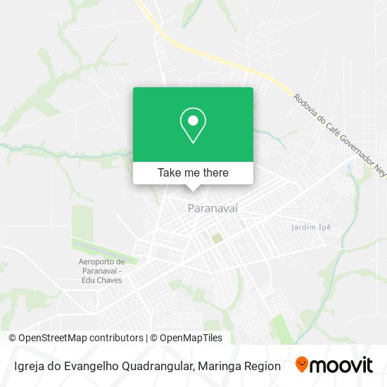 Igreja do Evangelho Quadrangular map