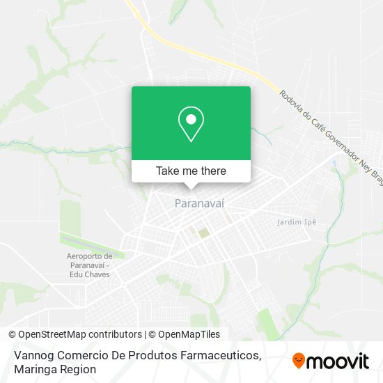 Mapa Vannog Comercio De Produtos Farmaceuticos