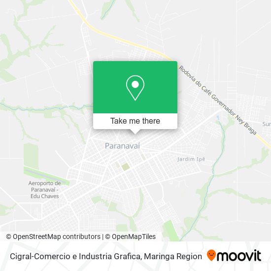 Mapa Cigral-Comercio e Industria Grafica