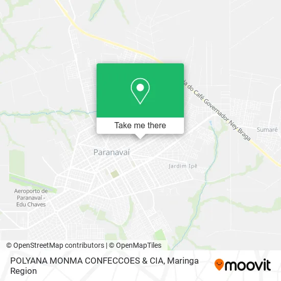 POLYANA MONMA CONFECCOES & CIA map