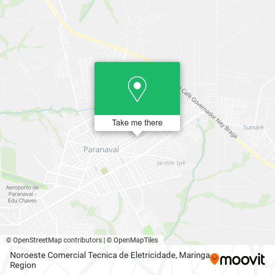 Noroeste Comercial Tecnica de Eletricidade map