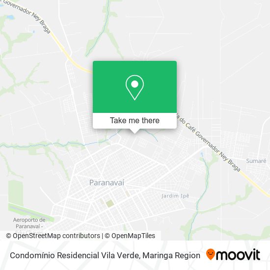 Mapa Condomínio Residencial Vila Verde