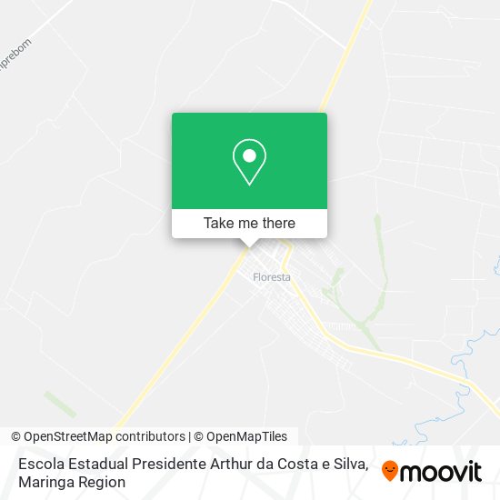 Escola Estadual Presidente Arthur da Costa e Silva map