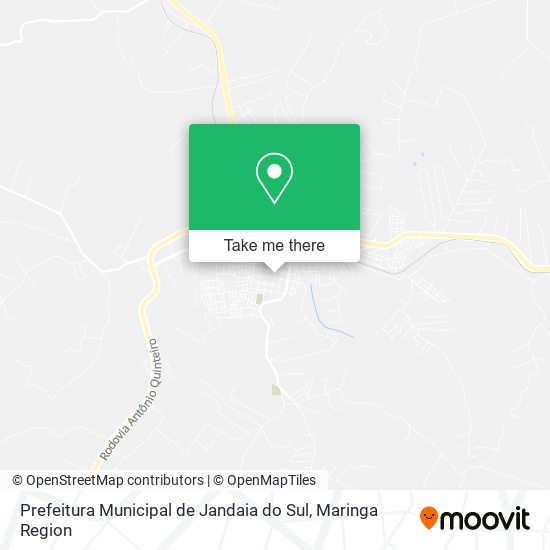 Mapa Prefeitura Municipal de Jandaia do Sul