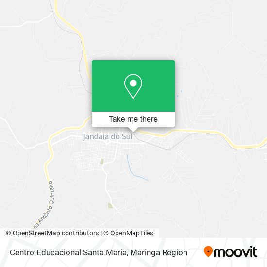 Mapa Centro Educacional Santa Maria