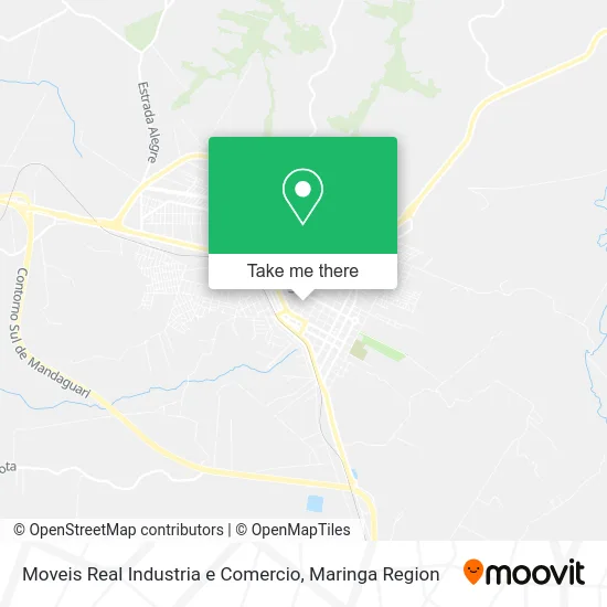 Moveis Real Industria e Comercio map