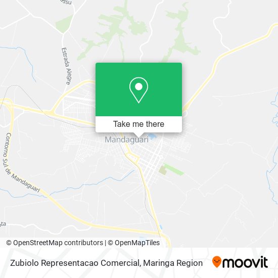 Zubiolo Representacao Comercial map