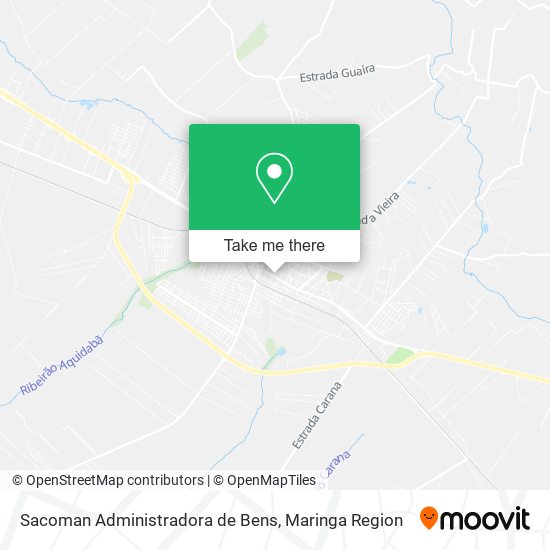 Mapa Sacoman Administradora de Bens