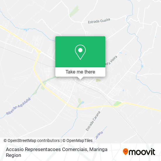 Mapa Accasio Representacoes Comerciais